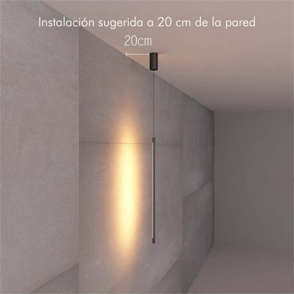 Minimalista Metal Lámpara de Techo Negra | Lámparas Colgante
