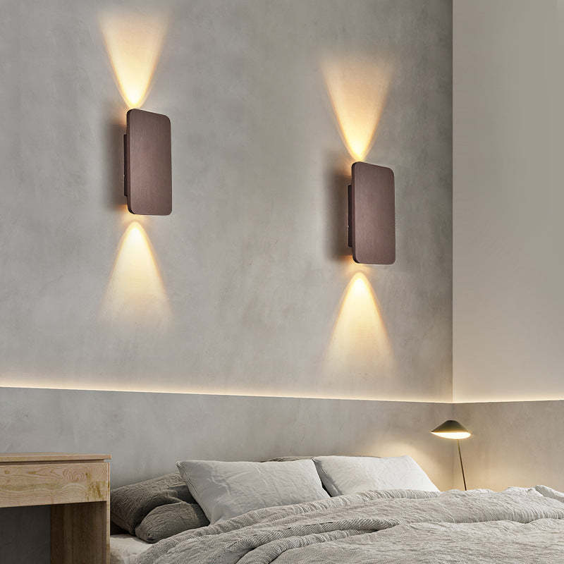 Moderno Cuadrado Aplique De Pared Interior Dormitorio/Salón