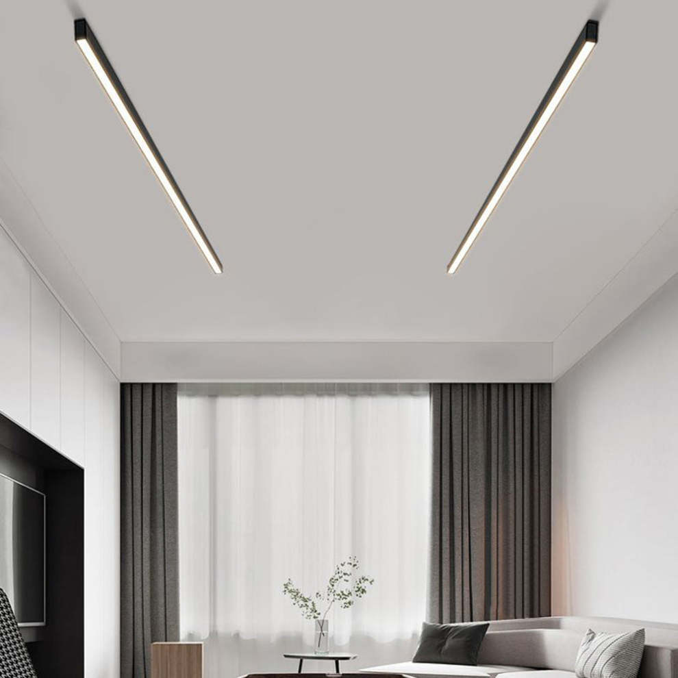 Moderna Minimalista LED Lámpara de Techo Negra  | Lámparas de Techo