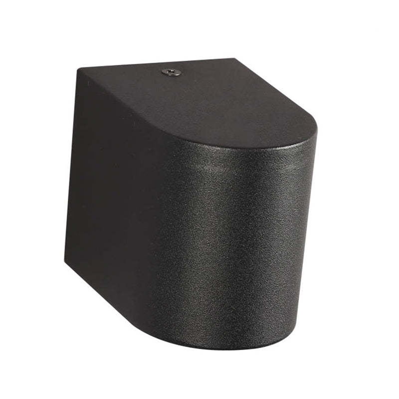 Minimalista Rectangular Aplique de Pared Negro