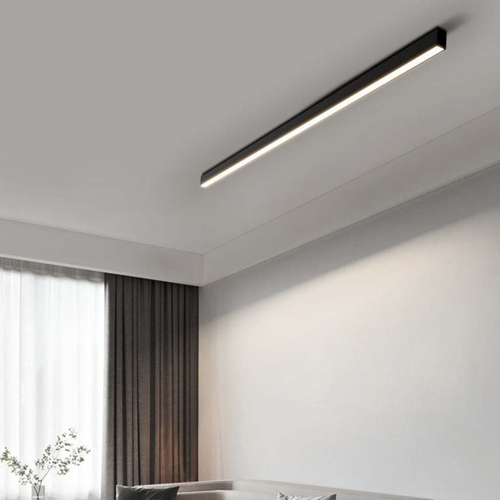 Moderna Minimalista LED Lámpara de Techo Negra  | Lámparas de Techo