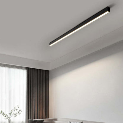 Moderna Minimalista LED Lámpara de Techo Negra  | Lámparas de Techo