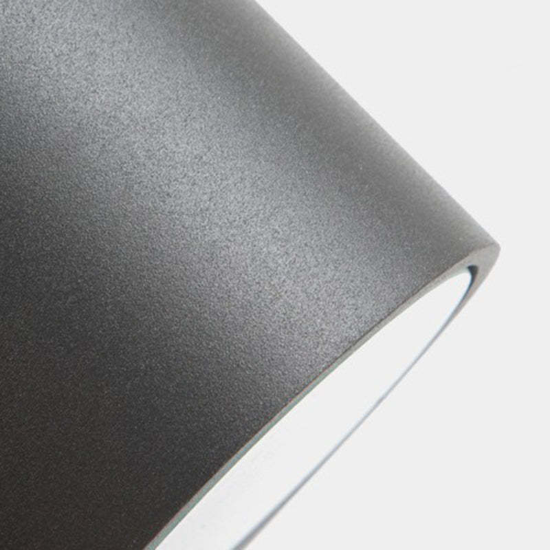 Minimalista Rectangular Aplique de Pared Negro