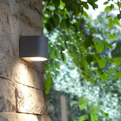 Minimalista Rectangular Aplique de Pared Negro