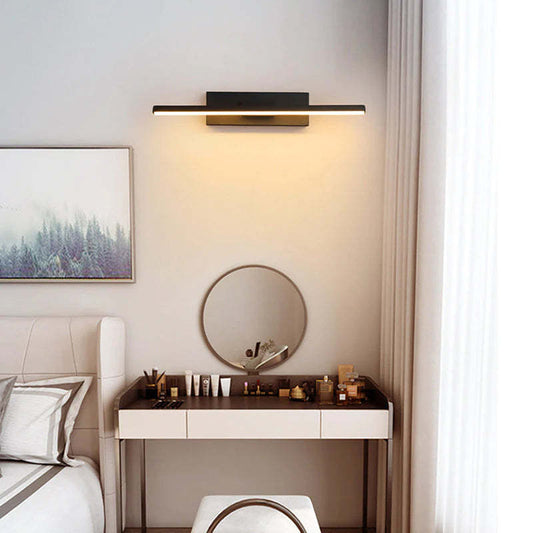 Moderno Giratorio Rectangular Aplique de Pared Negro/Blanco