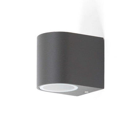Minimalista Rectangular Aplique de Pared Negro