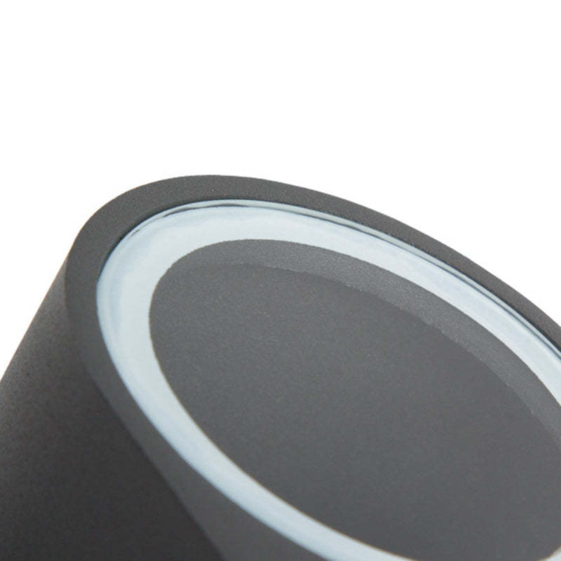 Minimalista Rectangular Aplique de Pared Negro