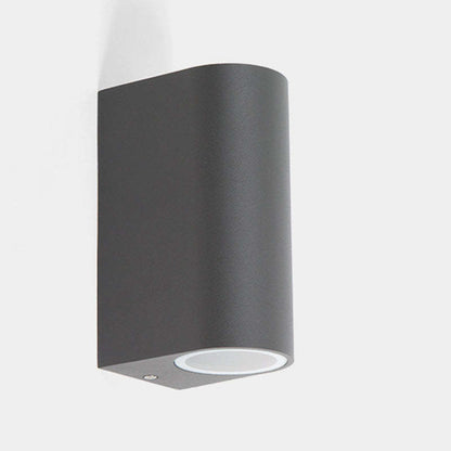 Minimalista Rectangular Aplique de Pared Negro
