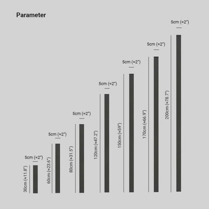Minimalista Acrílico Aplique de Pared Exterior Negro