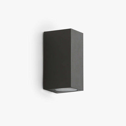 Minimalista Rectangular Aplique de Pared Negro