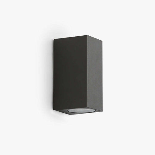 Minimalista Rectangular Aplique de Pared Negro